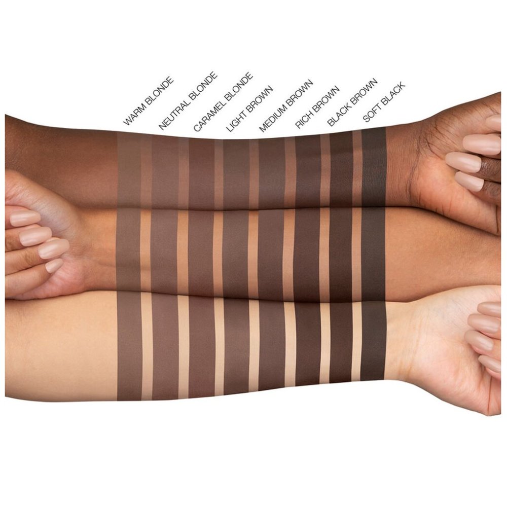 Huda Beauty #BOMBBROWS Full ‘n Fluffy Fiber Gel in Warm Blonde - Picture 3 of 5
